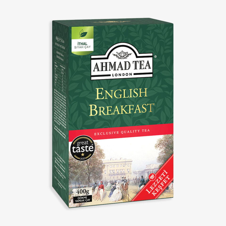 AHMAD TEA ENGLISH BREAKFAST 400 GR-DÖKME